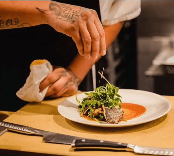 showcasing a private hired cook